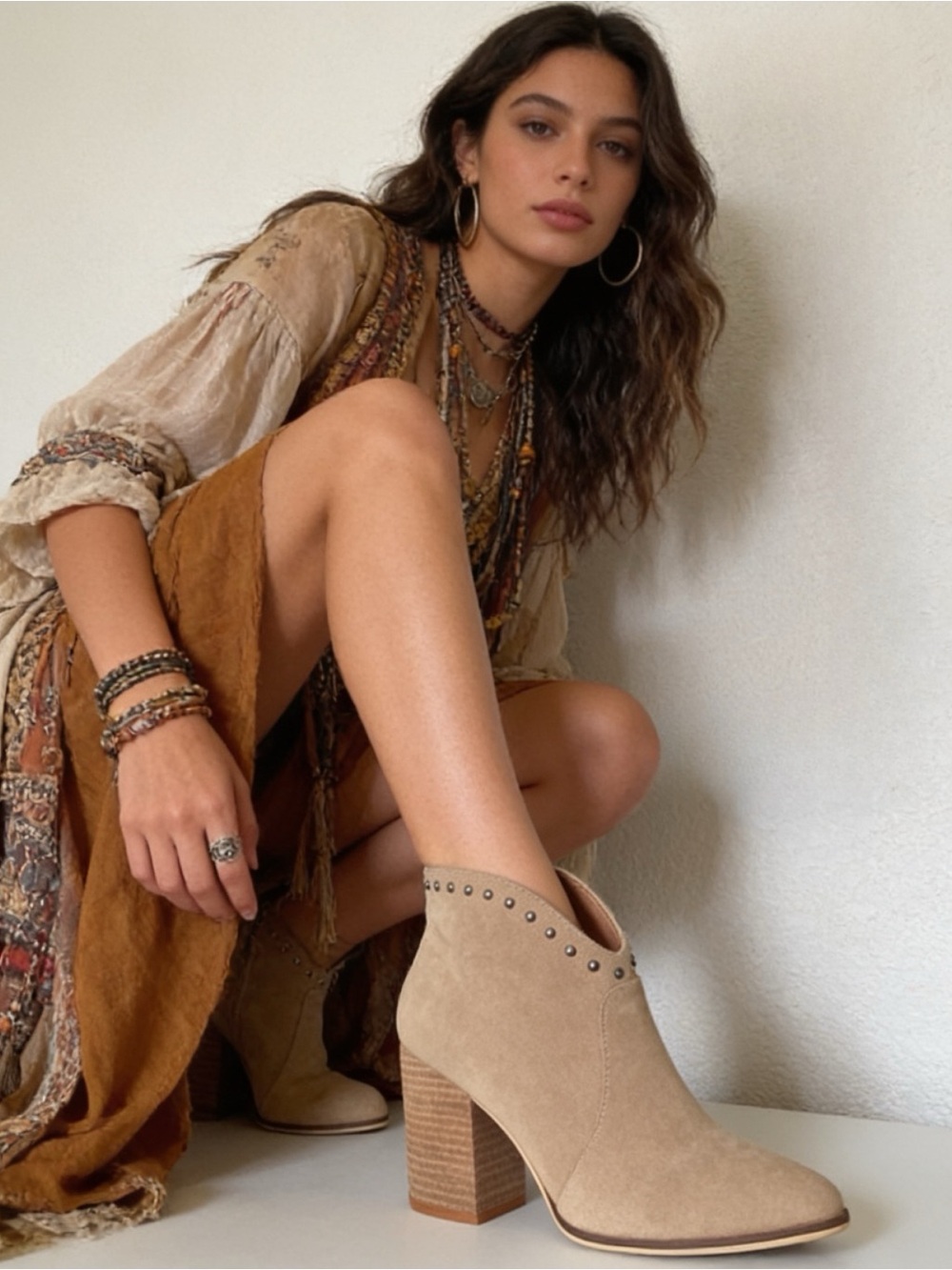 New! Studded ankle booties by Beast Fashion